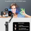 Smartphone Gimbal Stabilizer, 3-axis Stabilizer for iPhone&Android, AI Tracking Sensor(No App), Phone Gimbal w/OLED Screen/Built-in Light, AOCHUAN X Pro AI Version