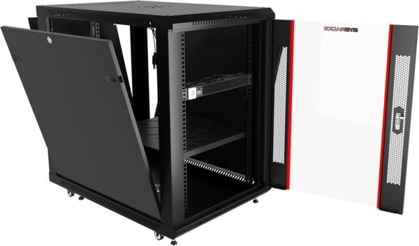 71QHeeTAjgL._AC_SL1500_.jpg Sysracks 15U Server Rack Network 35 inch Deep Lockable Server Cabinet Rackmount on Casters with - POWERBAR - Shelf - Fan - Hardware - for Data - AV - Computer - Networking - PC Equipment