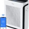 LEVOIT Air Purifier for Home Large Room Bedroom Up to 1110 Ft² with Air Quality Monitor, Smart WiFi, Washable Pre-Filter, HEPA Sleep Mode for Pets, Allergies, Dust, Pollen, Vital 100S-P, White