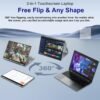 jumper 2 in 1 Laptop, 16 inch Convertible Laptop Computer with IPS FHD 360 Degree Touchscreen, 1152GB Storage, 32GB RAM, Fingerprint Reader, Backlit Keyboard, Celeron N5095, 53.2WH