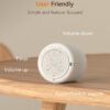 Dreamegg Portable White Noise Machine - Travel Sound Machine for Sleep, Features Powerful Battery, Egg-Sized, 16 Nature Sounds, Timer, Sound Machine for Baby Adults Office Privacy Home Gift