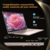 NIMO 15.6 FHD Student Laptop, 16GB RAM, 1TB SSD, Intel Pentium Quad-Core N100(Beat to i3-1115G4, Up to 3.4GHz), 2 Years Warranty, Backlit Keyboard, Fingerprint, Win 11, Rose Gold