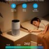 GoveeLife Mini Air Purifier for Bedroom, HEPA Smart Filter Air Purifier with App Alexa Control for Pet Hair, Odors, Pollen, Smoke, Portable Air Cleaner with 3 Speeds, 2 Modes, Timer, Aroma for Home