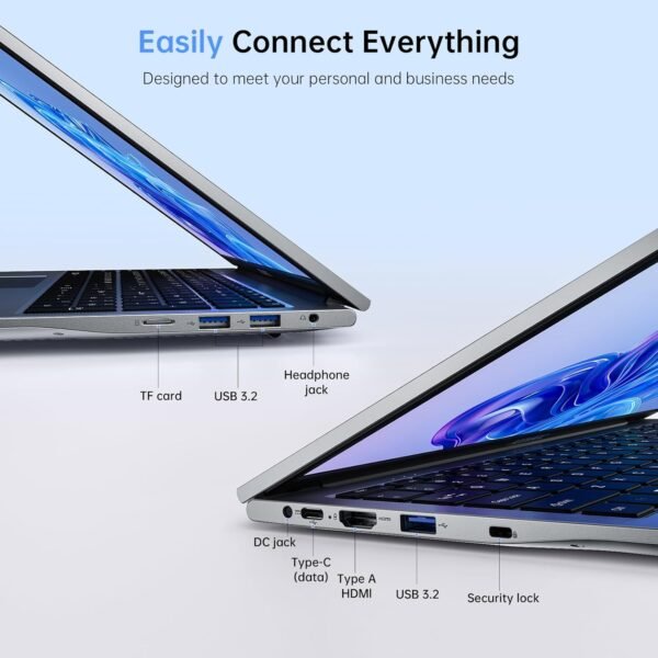 ACEMAGIC 2025 Laptop,17.3-Inch FHD Display Laptop Computer with Quad Core-12th Alder Lake N97(Up to 3.6GHz), 16GB RAM 512GB ROM Gaming Laptop Computer, 6000Mah Battery,Silver