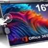 jumper 2 in 1 Laptop, 16 inch Convertible Laptop Computer with IPS FHD 360 Degree Touchscreen, 1152GB Storage, 32GB RAM, Fingerprint Reader, Backlit Keyboard, Celeron N5095, 53.2WH