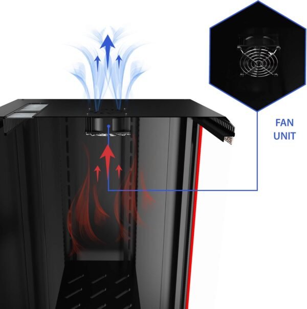 71SJvOapdvL._AC_SL1500_.jpg Sysracks 15U Server Rack Network 35 inch Deep Lockable Server Cabinet Rackmount on Casters with - POWERBAR - Shelf - Fan - Hardware - for Data - AV - Computer - Networking - PC Equipment