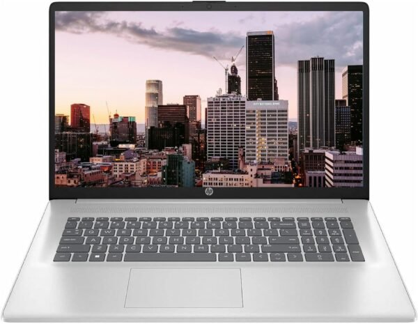 HP Business 17.3" Touchscreen Laptop, 8-Cores Intel Core i3-N305, 16GB RAM, 128GB eMMC + 1TB SSD, Webcam, HDMI, Wi-Fi 6, Windows 11 Pro, Silver