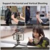 SmallRig Universal Phone Video Rig Kit for iPhone, Smartphone and Cameras, Phone Stabilizer Rig w/Tripod Microphone LED Light Side Handle Power Bank Holderm, for Vlogging & Live Streaming