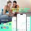 Runstar Scale for Body Weight, Smart Scale with 8-in-1 VA Display, High Precision Bathroom Digital Scale for Body Weight Heart Rate BMI Body Fat 22 Body Composition Sync APP, FSA HSA Eligible