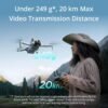 71UheKztJCL._AC_SL1500_.jpg DJI Mini 4 Pro (DJI RC-N2), Drones with Camera for Adults 4K, Under 0.549 lbs/249 g, 34 Mins Flight Time, 20km Max Video Transmission Distance, Omnidirectional Vision Sensing, Mini Drone for Beginners