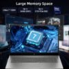 HP Envy Business AI Laptop, 17.3" FHD Touchscreen, Intel Core Ultra 7 155H, 64GB DDR5 RAM, 2TB SSD, Numeric Keypad, HDMI, Webcam, Backlit Keyboard, Wi-Fi 7, Windows 11 Pro, Grey