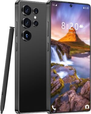 I25 Ultra Unlocked Cell Phone, Built in Pen, Smartphone Battery 7000mAh, 6.99" HD Screen Unlocked Phones, 8+256GB 5G The Phone Android 14, Face ID/Fingerprint Lock/GPS (Black)