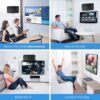 Digital TV Antenna for Smart TV,360°Reception,Support 4K 1080p Smart Television,Detachable Signal Amplifier-Signal Booster-HDTV Antenna 10ft Coaxial HDTV Cable, Portable Antenna Indoor