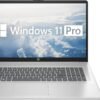 HP 17.3" FHD Business Laptop, 32GB RAM 1.5TB Storage (1TB SSD+512GB Docking Station Set), 6-Cores AMD Ryzen 5, Windows 11 Pro with Microsoft Office Home & Business Included, PLUSERA Earphones, Silver