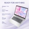 HP 17t Performance Business Laptop, 17.3" FHD, Intel Core i7-1355U, 64GB RAM, 4TB SSD, Fingerprint Reader, HDMI, SuperSpeed USB, Wi-Fi 6, Backlit Keyboard, Windows 11 Pro, Silver