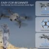 NEHEME NH525 Foldable Drones with 1080P HD Camera for Adults, RC Quadcopter WiFi FPV Live Video, Altitude Hold, Headless Mode, One Key Take Off Kids or Beginners 2 Batteries, Upgraded Version