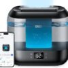 Dreo Smart Humidifiers for Bedroom, Top Fill 4L Cool Mist Humidifier with Nightlight, 32H Runtime, Touch/APP/Voice Control, Quiet Ultrasonic Humidifiers for Large Room, Home, Baby, Plants, Office