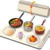 Electric Warming Tray - Full Surface Heating,Rollable & Portable,Premium Silicone Nano-Material,3 Temperature Settings,Auto Shut-Off -Versatile Food Warmer for Gatherings,Parties,Everyday Use
