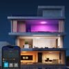Govee Smart Ceiling Light, RGBIC LED Ceiling Light Fixture, 2400LM Flush Mount Light Fixture, DIY Colors, Works with Alexa, 2200K-6500K Ceiling Lights for Bedroom, Living Room, 12 Inch, 1 Pack