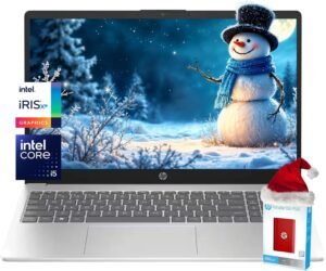 HP 15.6 HD Touchscreen Laptop | 10-Core Intel Core i5-1235U | Intel Iris Xe Graphics | 64GB RAM | 1.5TB SSD (1TB PCIe SSD withHP P500 512GB Portable SSD) | Wi-Fi 6E | Long Battery Life | Windows 11