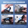 Airdrop Payload System for DJI Mini 4 Pro/Mini 3 Pro/Air 3/Mavic 3 Pro Transport Release Delivery Drop Airdrop Fishing with Bait Release for Wedding Scene Fishing Bait & Rescue Accessories