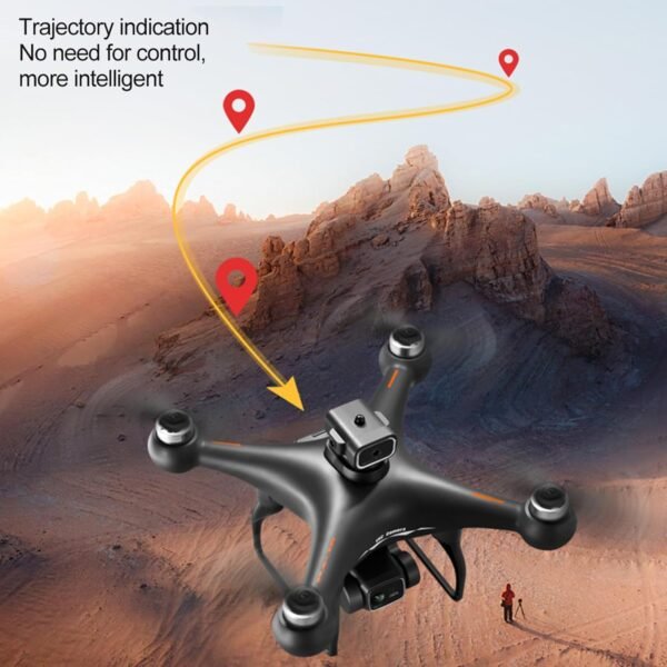 GoolRC S116 Drone with 4K Camera for Adults, RC Quadcopter with Obstacle Avoidance, Optical Flow, Trajectory Flight, Headless Mode, Gravity Sensor, Brushless Motor, Storage Bag and 2 Batteries (Black)