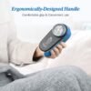 BEAUTURAL Fabric Shaver and Lint Remover, Sweater Defuzzer with 2-Speeds, 2 Replaceable Stainless Steel Blades, Battery Operated, Remove Clothes Fuzz, Lint Balls, Pills, Bobbles