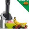 Yonanas Classic Original Healthy Dessert Fruit Soft Serve Maker, 200-Watt, Silver