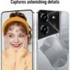 Unlocked Cell Phone Pova5 Pro Smartphone 8GB+256GB Android Phone 24MP+50MP Camera 6800mAh Battery 6.82-inch HD Screen Mobile Phone 5G Dual SIM (White)