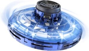 FLYNOVA Cool Kids Light Up Toys, Hand Operated UFO Drones,Mini Flying Orb with Lights,Hover Boomerang Spinner,Xmas Birthday Gifts for Adult Teen,Indoor Outdoor Stocking Stuffers with Family Friends