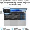 jumper Laptop, 12GB RAM 640GB Storage, 5305U Processor, Office 365-1 Year, 15.6 Inch Computer, FHD IPS Screen, 38Wh Battery, 2 Stereo Speakers, USB3.0 * 2, Type-C, WiFi-5.