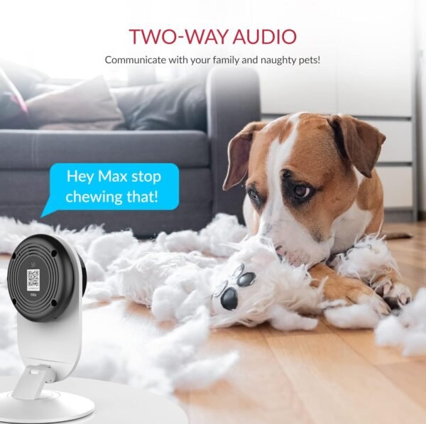 YI Pro 2K 3PC Home Security Camera, 2.4GHz Indoor Cameras for Home Security with Person, Vehicle, Animal Smart Detection, Phone App for Baby, Pet, Dog Monitoring, Works with Alexa and Google Assistant