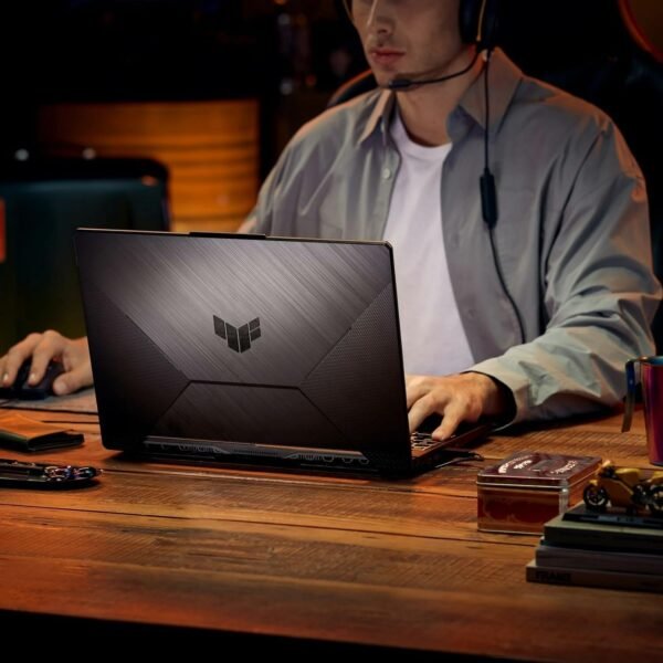 ASUS TUF 2024 A15 Gaming Laptop, 15.6" 144Hz FHD, 8-Core Ryzen 7 7435HS (Beats i7-13620H), NVIDIA RTX 3050 GPU, 64GB RAM, 2TB SSD + 256GB Portable SSD, RGB KB, RJ45, Keypad, Gamer Bundle, Win 11 Pro