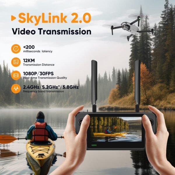 Autel Robotics EVO Lite 6K Enterprise, 1'' CMOS 6K Camera, F2.8~F11 Aperture,16x Digital Zoom, 40 Minutes Flight, 2025 AI Target Recognition, 12KM Transmission, Autel Smart Controller SE V2
