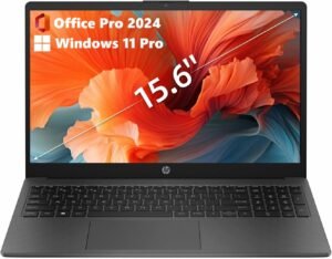 HP 2025 Latest 15.6 FHD Notebook Laptop, AMD Ryzen 5 7530U (Beats i7-1165G7),32GB RAM - 1TB SSD, Webcam, WiFi 6 Bluetooth 5.3, Windows 11 Pro, Office Pro 2024