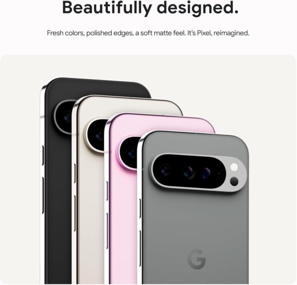 Google Pixel 9 Pro XL - Unlocked Android Smartphone with Gemini, Triple Rear Camera System, 24-Hour Battery, and 6.8" Super Actua Display - Obsidian - 512 GB