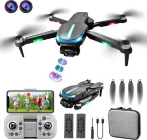 2025 Made RG100PRO Motor Foldable Drones with 4k HD Dual Camera for Adults/Beginners,RC Quadcopter 2.4G WiFi FPV Live Video,One Key Take Off