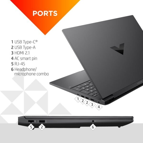 HP Victus 16.1" FHD 144Hz i7 RTX 4060 Gaming Laptop, 16.1" FHD 144Hz, Intel i7-14700HX (Beats i9-13900H), NVIDIA GeForce RTX 4060, 64GB DDR5 RAM, 1TB SSD, W11H, with 512GB External SSD Bundle