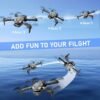 Cool Mini Drone with Camera for Kids Adults Beginners, 1080P FPV Camera Remote Control Drone for Kids with 3 Batteries, One-Click Take Off/Landing, Altitude Hold, Headless Mode, 360° Flips, 3-Gear Speeds , Emergency Stop, Toys Gifts for Kids