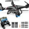 TENSSENX GPS Drone with 1080P HD Camera for Adults and Kids, 5G Transmission FPV Drone, TSRC X7 RC Quadcopter with 2 Batteries, Auto Return, Follow Me, Altitude Hold, Easy for Beginners
