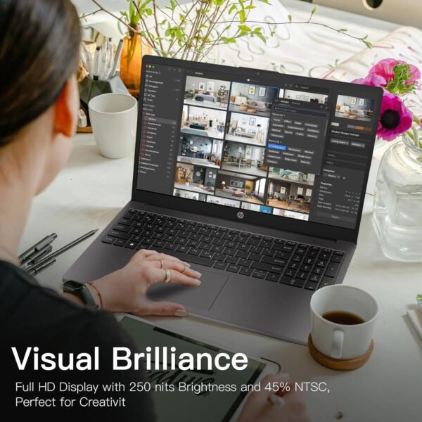 HP 255-G10 Business Laptop Computer - w/Microsoft Office Lifetime & Free CD/DVD Drive - 15.6" Full HD - Ryzen 3 7330U (Beat Intel i5-1135G7) - Wi-Fi 6 -Win 11 Pro w/Laptop Bundle (64GB RAM | 2TB SSD)