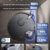 DREAME X40 Ultra Robotic Vacuum with Removable & Liftable Mop, 12,000Pa Suction, Side Brush Extensive Cleaning, 158°F Mop & Washboard Self Cleaning, Auto-Empty, Auto Refill, liftable Brushes