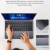CHUWI HeroBook Pro 14.1'' Laptop, 256GB SSD 8GB RAM, Windows 11 Laptop, 1TB SSD Expand, Intel Celeron N4020(up to 2.8GHz), 2K FHD IPS Display, Ultra Slim, Mini-HDMI, 5G WiFi, USB3.0, Webcam,TF Card