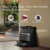 Yeedi M12 PRO+ Robot Vacuum and Mop, 11000Pa Strong Suction, ZeroTangle Technology, TruEdge Deep Mopping, Auto Mop Washing/Drying, Auto-Lift Mopping, Mini Omni Station, Black