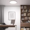 Govee Smart Ceiling Light, RGBIC LED Ceiling Light Fixture, 2400LM Flush Mount Light Fixture, DIY Colors, Works with Alexa, 2200K-6500K Ceiling Lights for Bedroom, Living Room, 12 Inch, 1 Pack