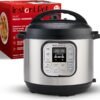 Instant Pot Duo 7-in-1 Mini Electric Pressure Cooker, Slow Rice Cooker, Steamer, Sauté, Yogurt Maker, Warmer & Sterilizer, Includes Free App with over 1900 Recipes, Stainless Steel, 3 Quart