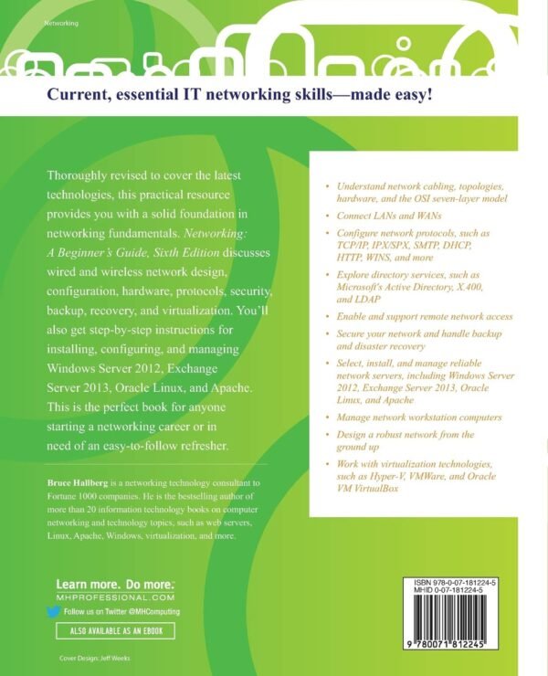 Networking: A Beginner's Guide, Sixth Edition