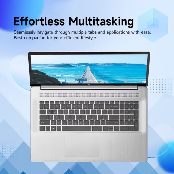 HP Business 17.3" Touchscreen Laptop, 8-Cores Intel Core i3-N305, 16GB RAM, 128GB eMMC + 1TB SSD, Webcam, HDMI, Wi-Fi 6, Windows 11 Pro, Silver