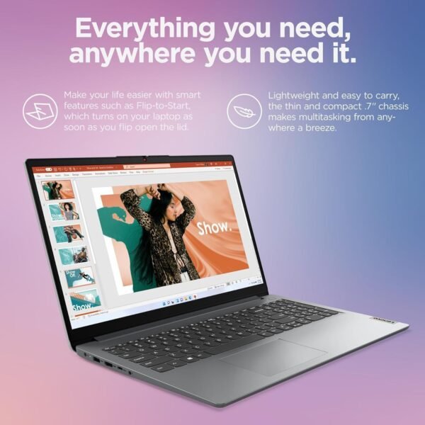 Lenovo IdeaPad 1 Student Laptop Computer, 15.6" FHD Display, Intel Dual Core Processor, 32GB DDR4 RAM, 1TB PCIe SSD, WiFi 6, Bluetooth 5.2, Type-C, Cloud Grey, Windows 11 Pro, Tichang