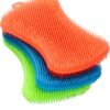 3PCS OstWony Silicone Dish Sponges, Super Food-Grade Silicone Sponges Kitchen Sponge, Multi-Purpose and Efficient Sponge Kitchen Gadgets, Especial Delicate Kitchen Sponge Brush